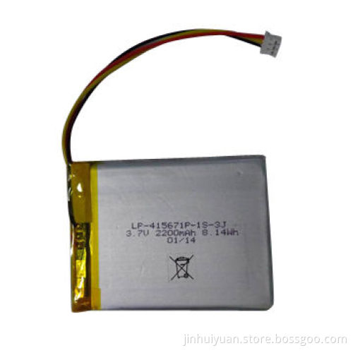 Poly Battery, 415671, with 3.7V Voltage
